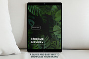 Tablet Mockup on Sofa PSD, an iPad Mockup by Bruno's Shop (Thumbnail 2 of 4)