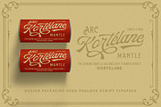 The Padlock - A Vintage Script, a Script Font by Letterhend Studio (Thumbnail 8 of 11)
