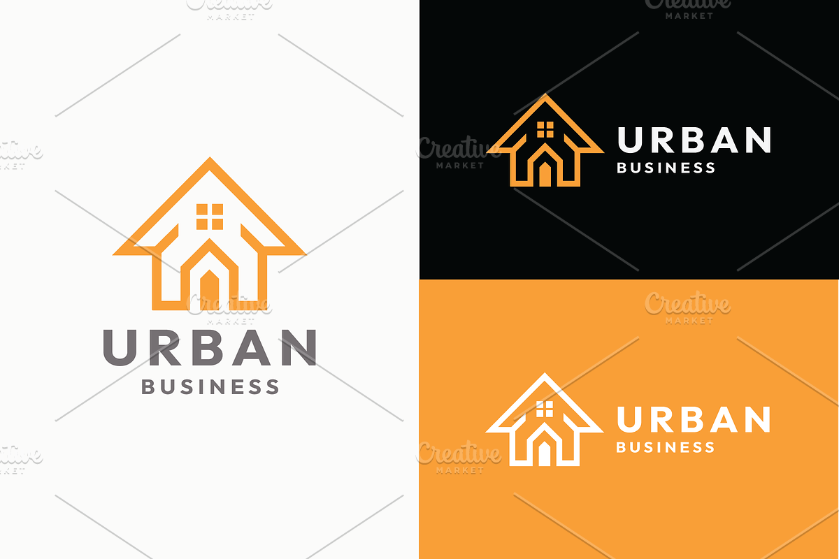 Urban Modern Home & Real Estate Logo, a Branding & Logo Template by Design_Planet (Photo 1 of 3)