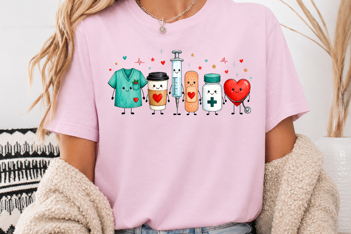 Kawaii Medical Nurse PNG, a Seasonal Illustration by Rose Art (Photo 3 of 4)