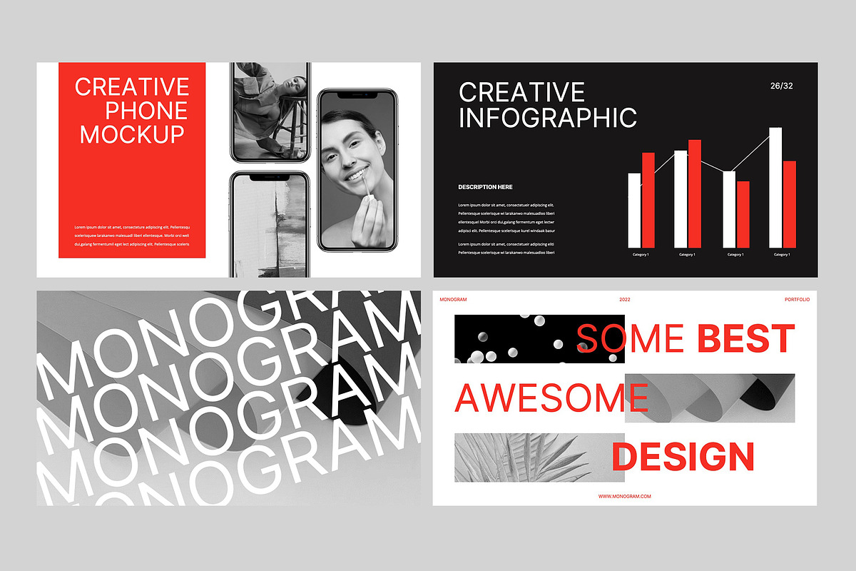 MONOGRAM - Powerpoint Template, a Presentation Template by rgbryand (Photo 8 of 9)
