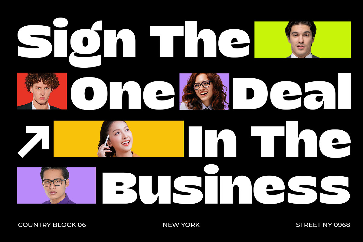 Gatore - Bold Display, a Sans Serif Font by Get Studio (Photo 13 of 16)