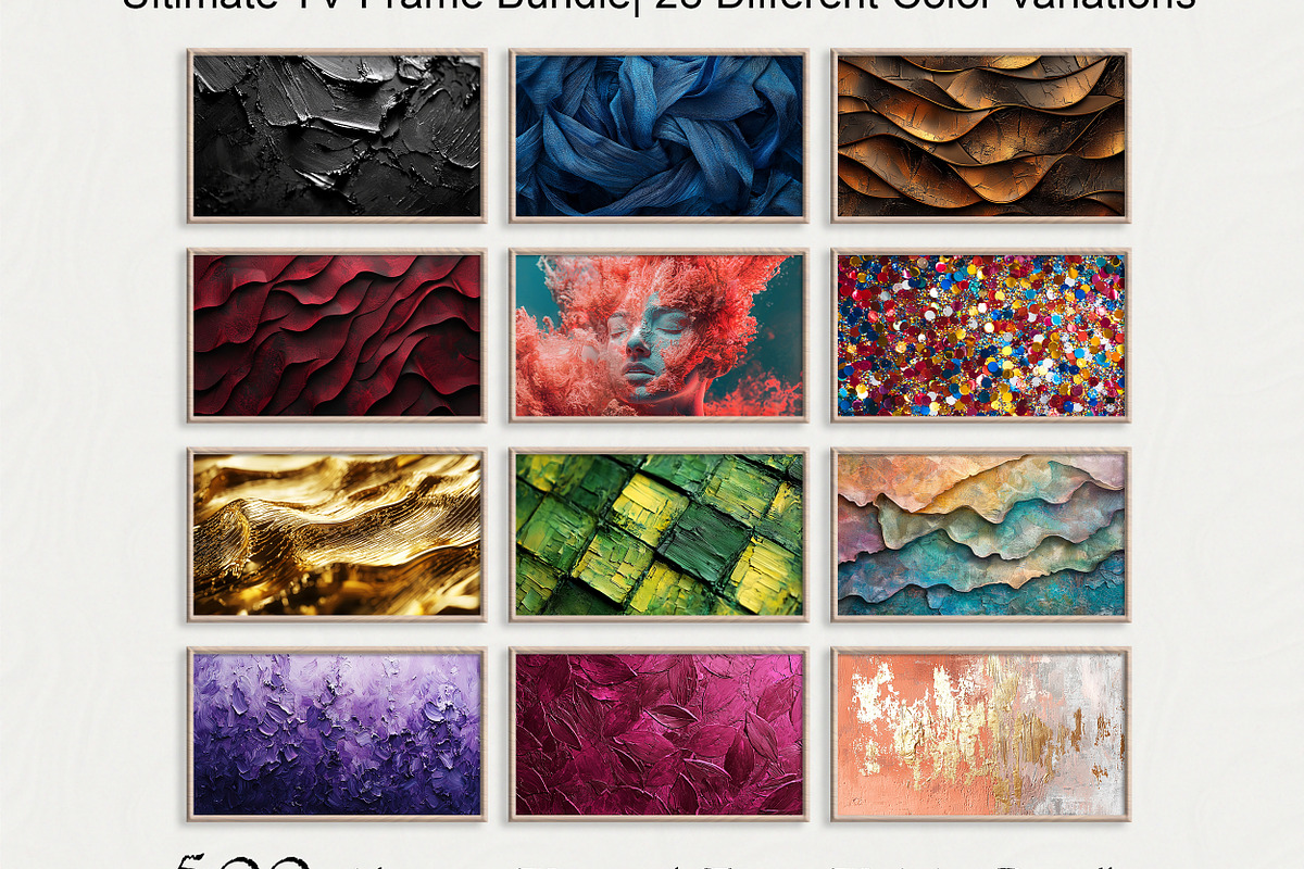 500 Abstract Textural Frame Tv Art, an Abstract Photo by PrintablesByFranklyn (Photo 1 of 8)