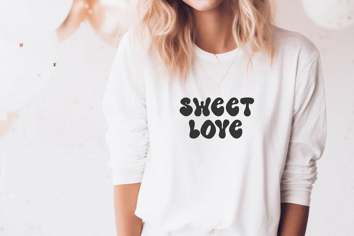 Creamy Berry Groovy Funky Font, a Handwritten Font by BarcelonaShop (Photo 3 of 10)