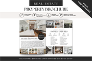 Real Estate Listing Brochure, a Brochure Template by BrandhavenStudio (Thumbnail 1 of 11)