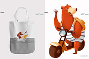 FUNNY BEAR digital illustrations, an Animal Illustration by Izobova (Thumbnail 2 of 3)