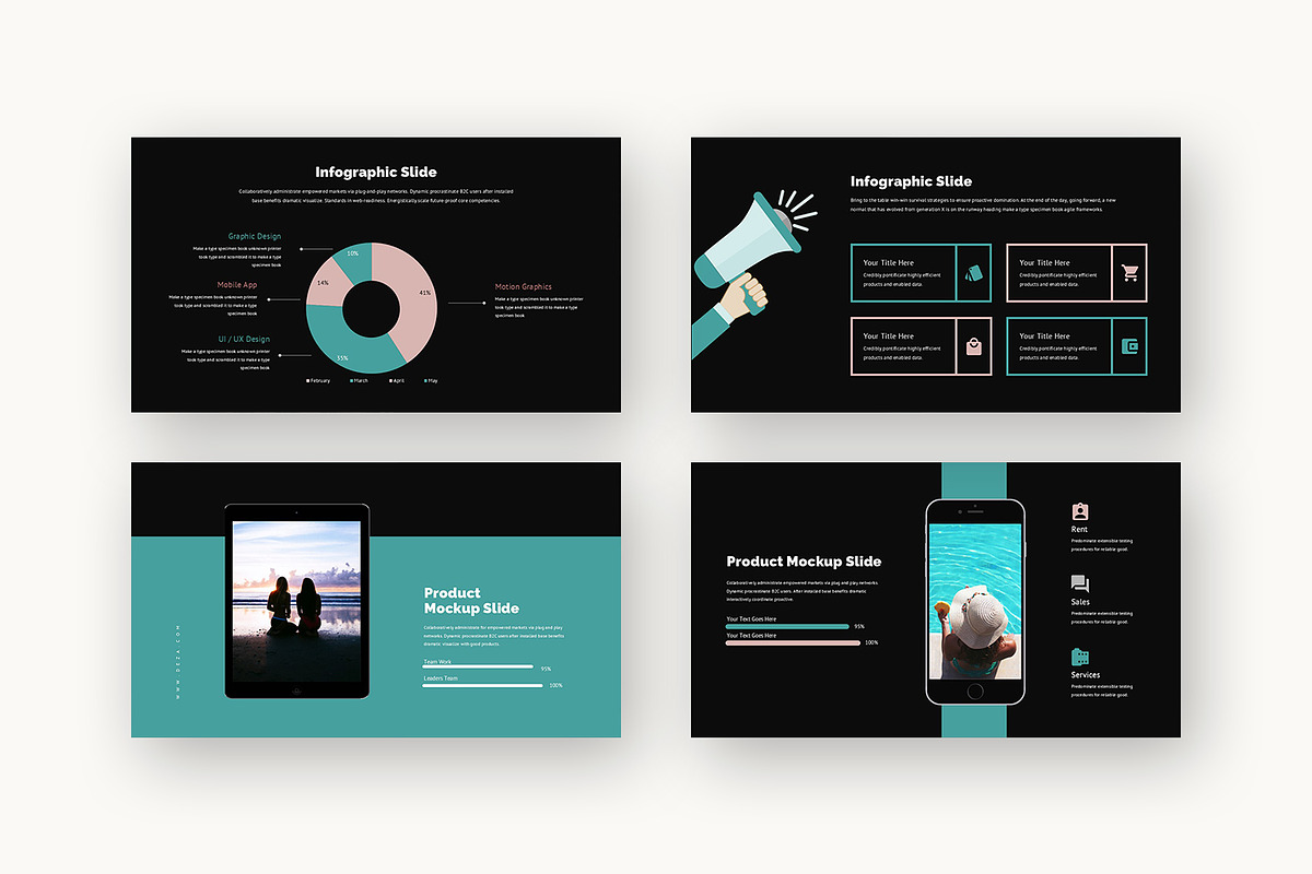 Deza : Beach Vacation Powerpoint, a Presentation Template by Punkl Camp (Photo 15 of 16)