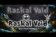 Raskal Void, a Script Font by Bijeh Studio (Thumbnail 1 of 5)