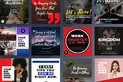 Faith Canva Social Media Templates, a Social Media Template by Mike Brennan Art & Design (Thumbnail 2 of 3)