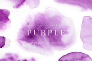 Purple Watercolor Washes, a Texture Graphic by Kolorata Art (Thumbnail 1 of 5)