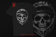 10 Bundle Dark Art Skull Motocross, an Illustration by Morspective (Thumbnail 2 of 7)