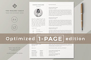 Resume Template / CV, a Resume Template by TheResumeCoach (Thumbnail 5 of 7)