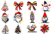 Scandinavian Christmas ClipArt, an Illustration by Designworld (Thumbnail 3 of 5)
