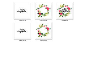 Christmas Watercolor Cards