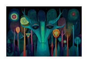Enod. Enchanted Forest Animal Spirit, an Animal Illustration by milatovar (Thumbnail 13 of 19)