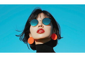 Asian woman with short hair wearing, a Person Photo by Sergey Kotenev