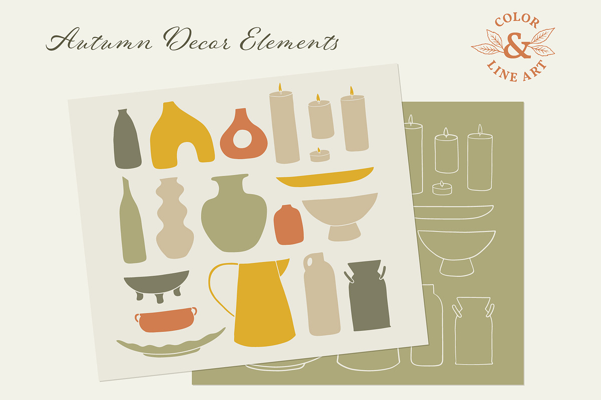 Autumn Thanksgiving Harvest Clipart, a Decorative Illustration by Wild and Wonder by Ana (Photo 6 of 13)