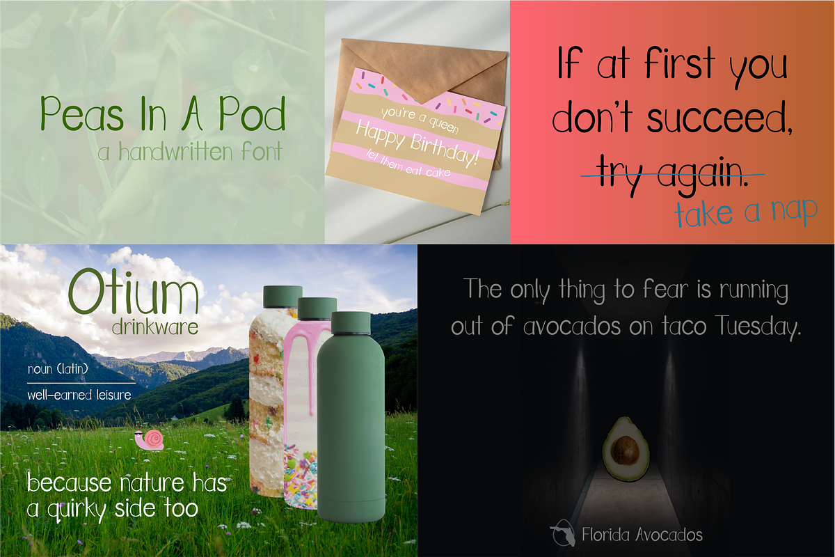 19 Font Bundle with Extended Glyphs, a Handwritten Font by noonsun (Photo 13 of 21)