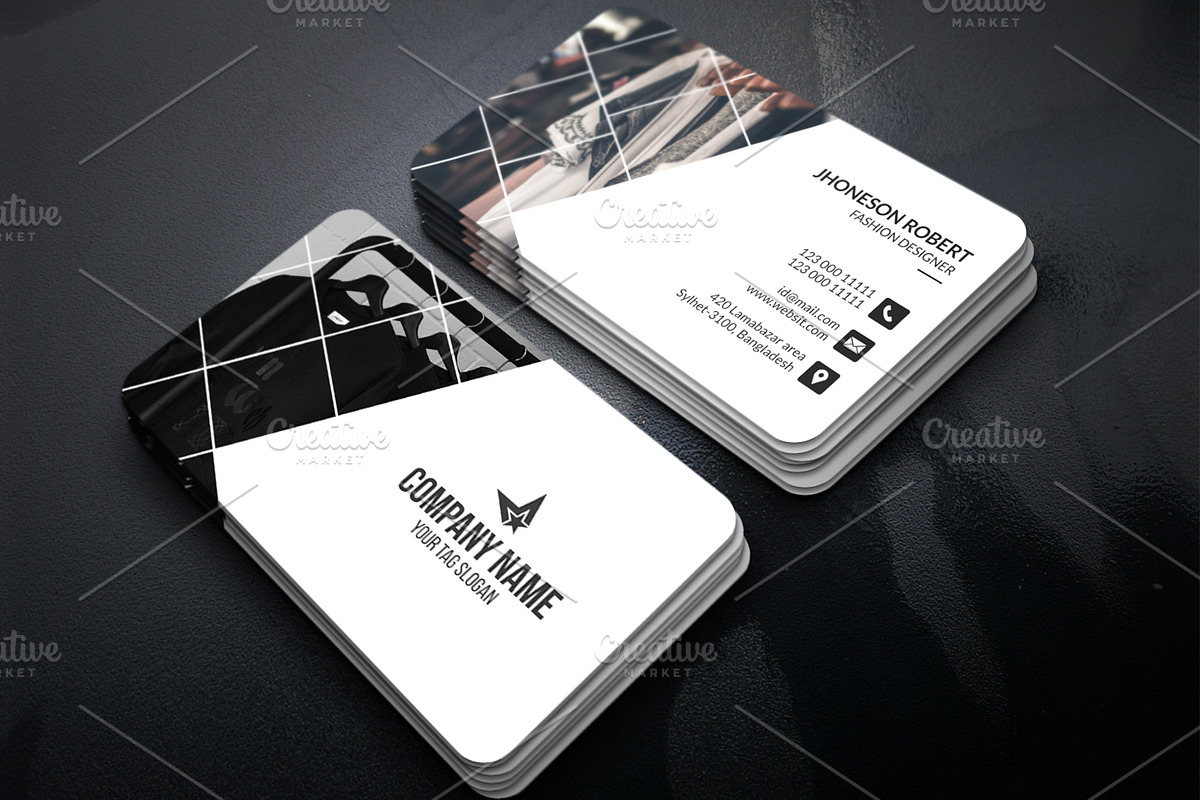 Fashion Business Card, a Business Card Template by Helal Shop (Photo 4 of 4)