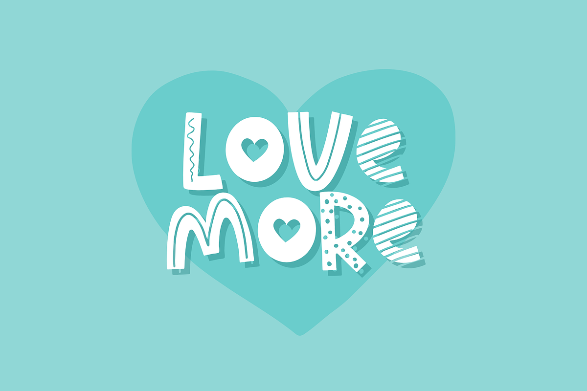 Playful Font with Fun Rainbow Patterns preview 4