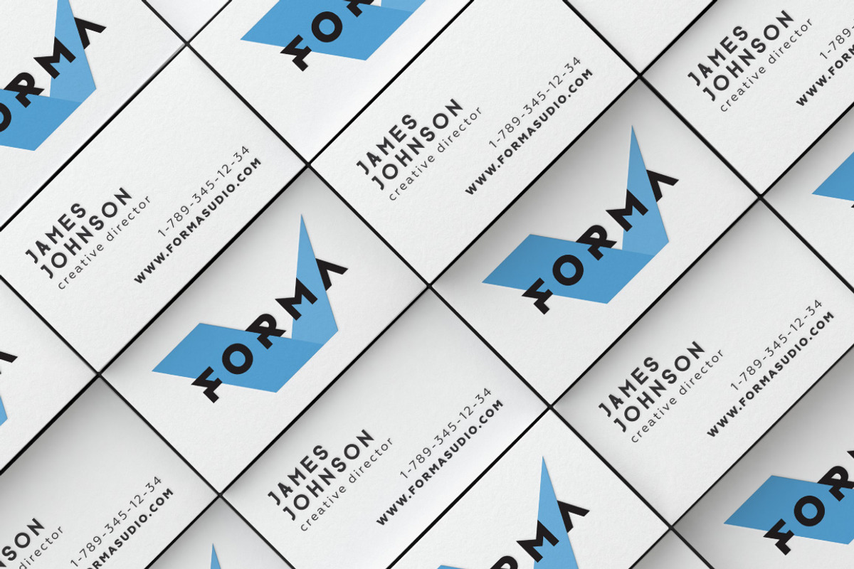 Business Cards Mockup Pack, a Print Template by BULBFISH (Photo 8 of 10)
