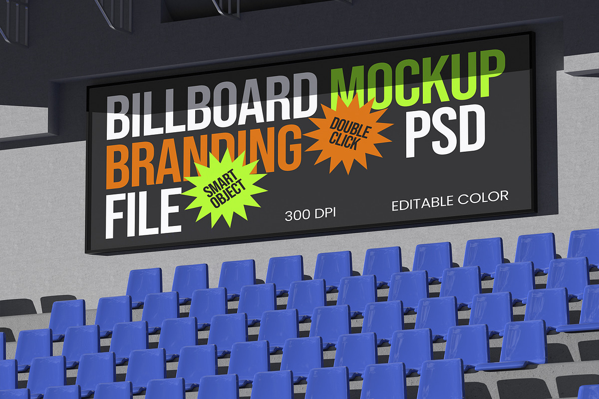 Billboard Mockup, an Advertising Mockup by Unerispace