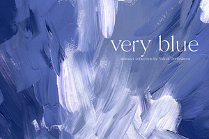 VERY PERI & BLUE Abstract Textures