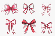 Coquette Valentine Ribbon Bow, an Illustration by CreationArt (Thumbnail 6 of 7)