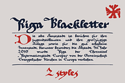 Riga Blackletter, a Blackletter Font by kaer_shop (Thumbnail 13 of 13)