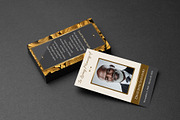 Golden Life Funeral Prayer Card, a Card Template by loswl (Thumbnail 1 of 2)