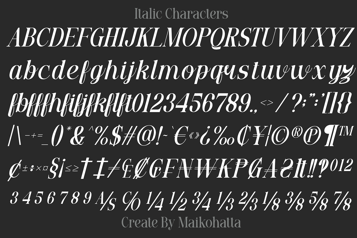 Zugili - Modern Serif Typeface, a Serif Font by MaikoHatta (Photo 5 of 7)