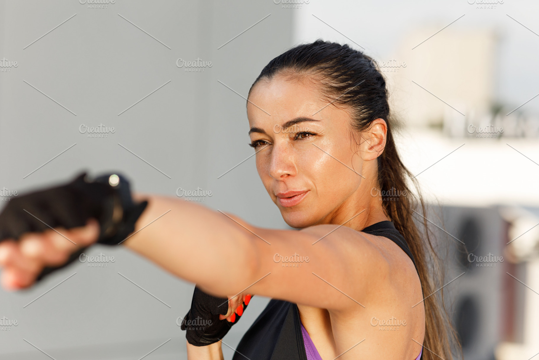 Woman athlete with perfect skin, a Sports & Recreation Photo by Artem Varnitsin