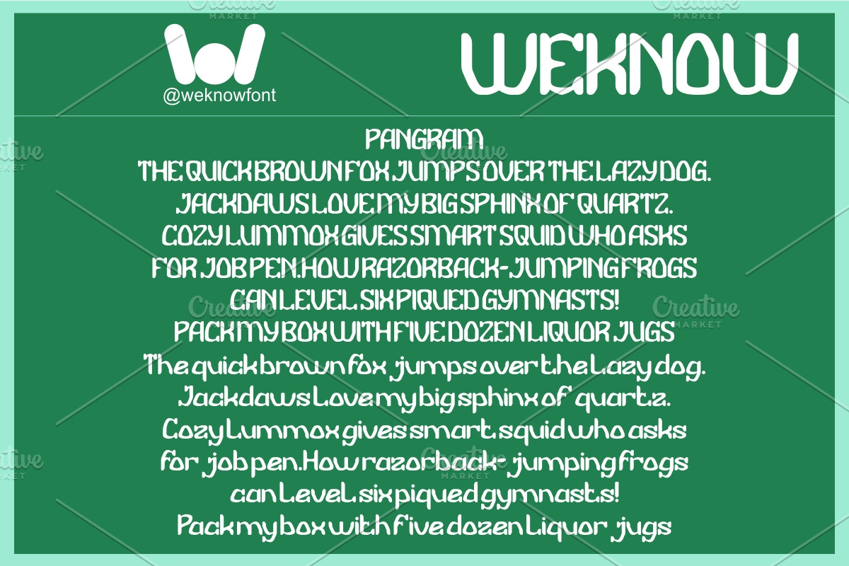 Jumping Frog, a Handwritten Font by weknow (Photo 6 of 8)