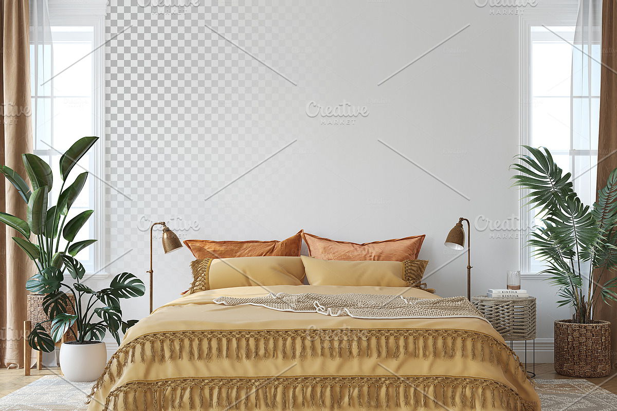 BOHEMIAN HOME Wall&Frame Mockups, a Poster Template by MyHomeMockups (Photo 9 of 12)