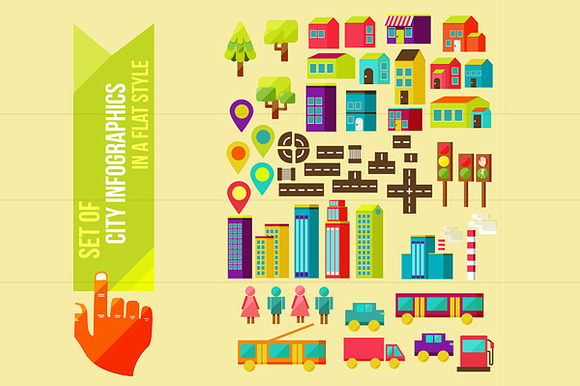 Set Of City Infographics