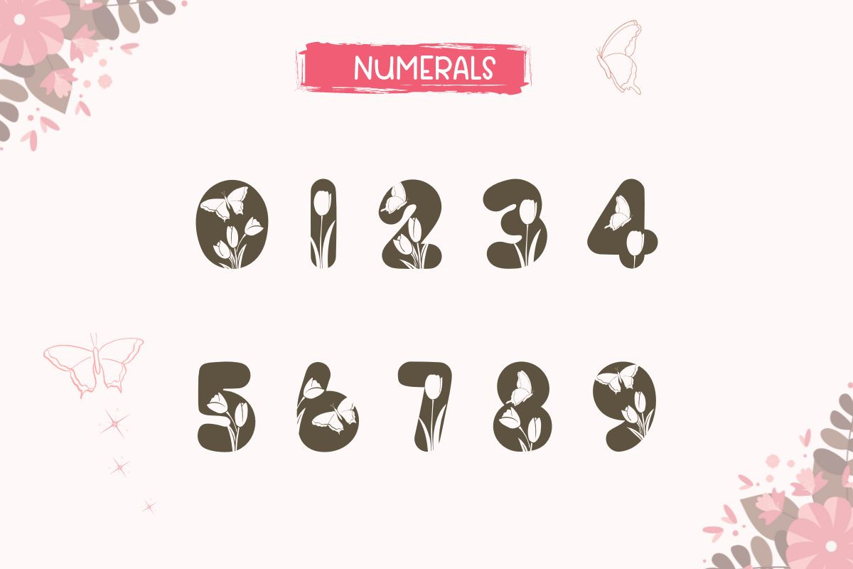 Butterfly - Decorative Font, a Symbol Font by AnningArts (Photo 9 of 9)