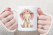 Watercolor Cute Animals Clipart, an Illustration by Sublimation Artist (Thumbnail 5 of 6)