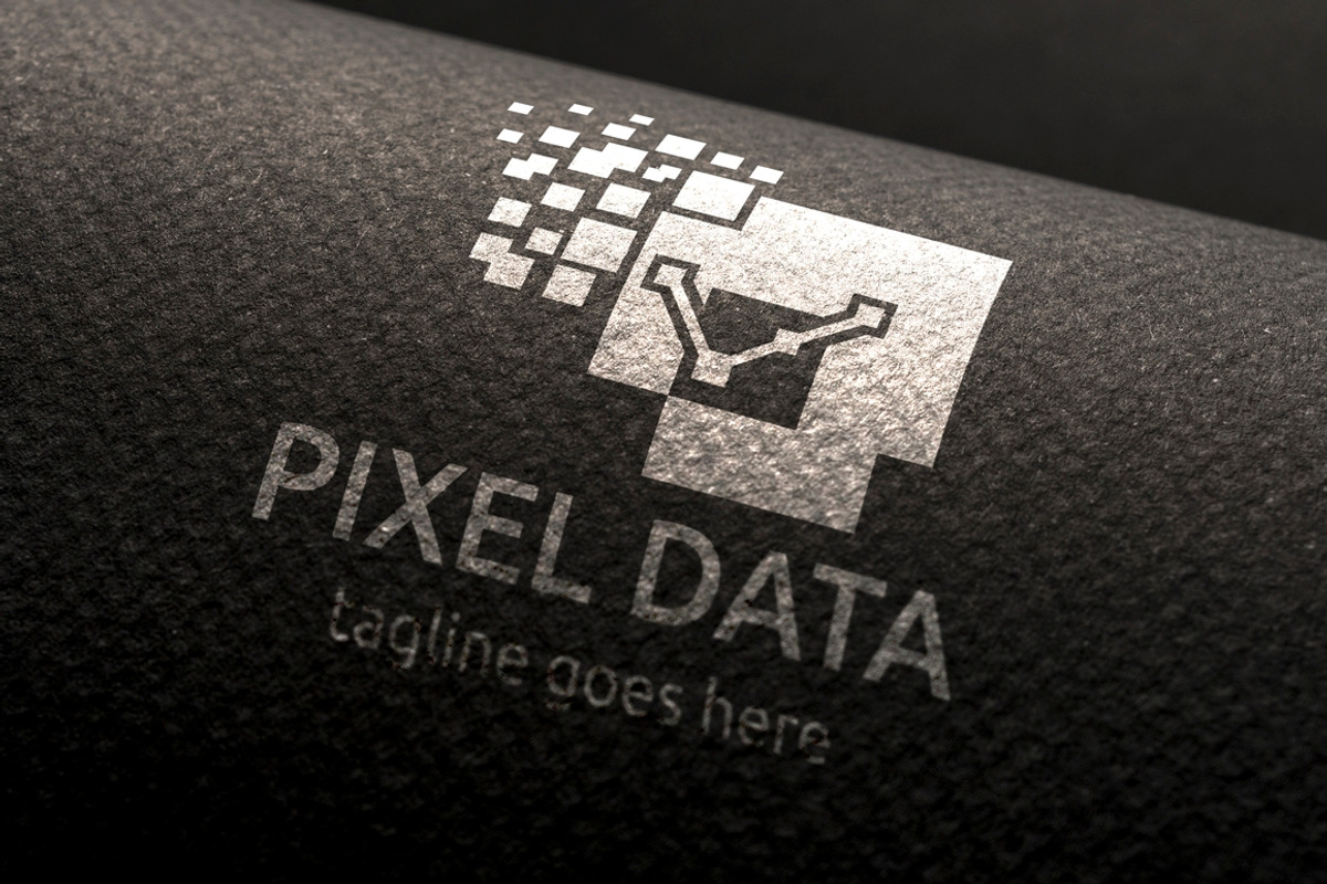 Pixel Data Logo, a Branding & Logo Template by Design_Planet