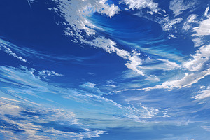Stunning view of a vivid blue sky, a Nature Photo by MistyDay