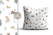 Cute winter christmas pattern, a Pattern Graphic by lindoet23 (Thumbnail 2 of 3)
