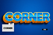 Corner 3D Text Effect, a Layer Style Add-On by iDoodle Studio (Thumbnail 4 of 5)