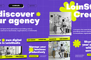 Creative Agency After Effect, a Social Media Template by Loin Studio (Thumbnail 1 of 2)