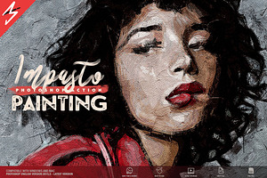 Impasto Painting Photoshop Action