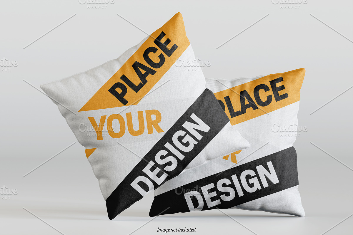 Square pillow mockup bundles, a Merchandise Mockup by Ambo Ampeng (Photo 17 of 32)