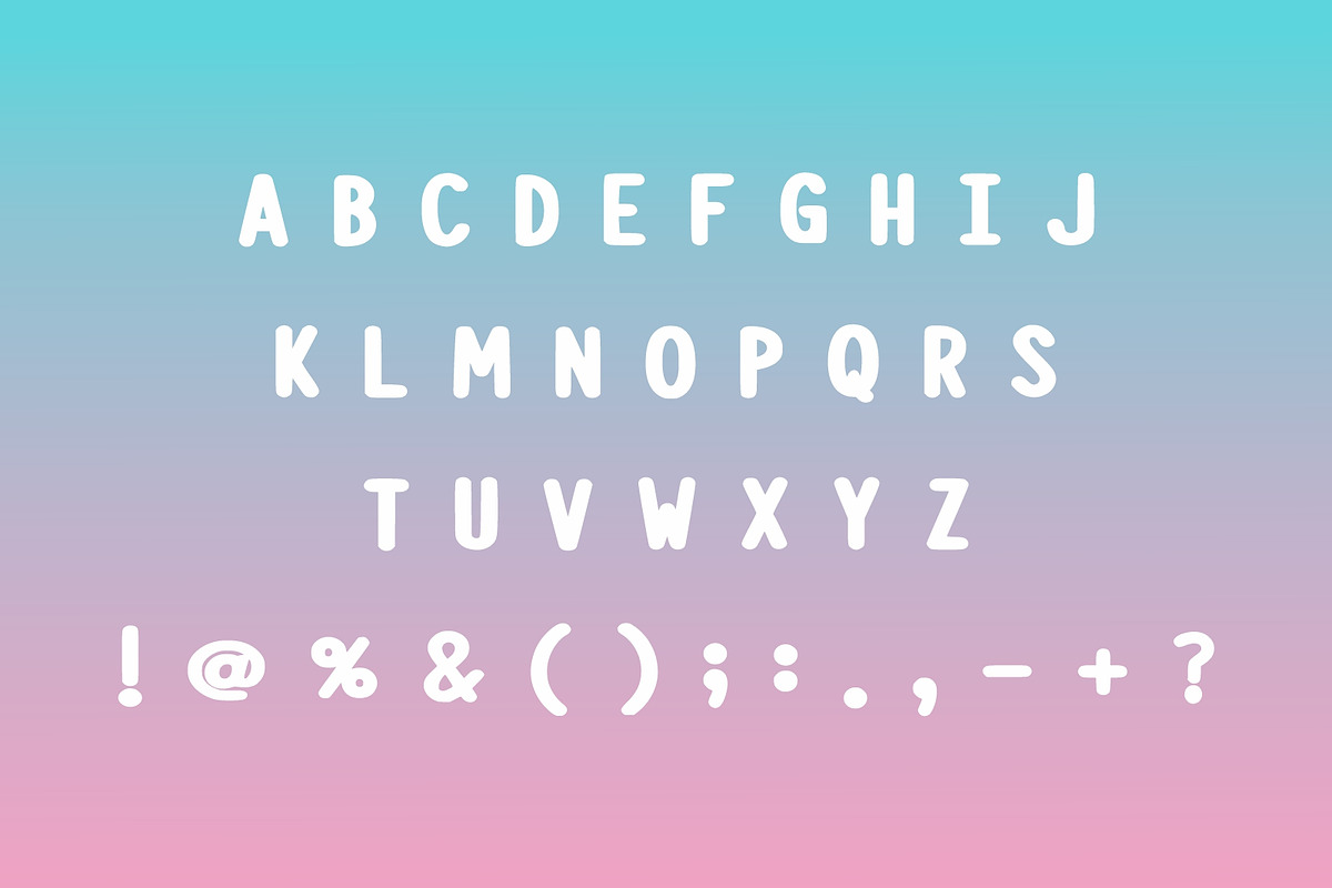 Speak Bubble, a Font by Limited.studio (Photo 6 of 6)