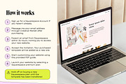 Pink Squarespace Website Template, a Squarespace Template by Template Twist Shop (Thumbnail 5 of 10)