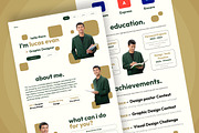 Lucas - Student Portfolio Landing, a Landing Page Template by productype1 (Thumbnail 4 of 5)