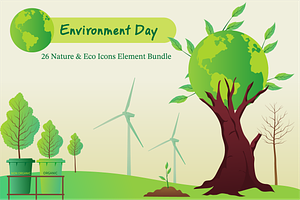Environment Day Illustration, an Object Graphic by Artnivora.Std