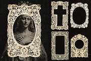 Sacred Lace Frames Bundle, an Object Graphic by The Flossy Finch (Thumbnail 10 of 20)