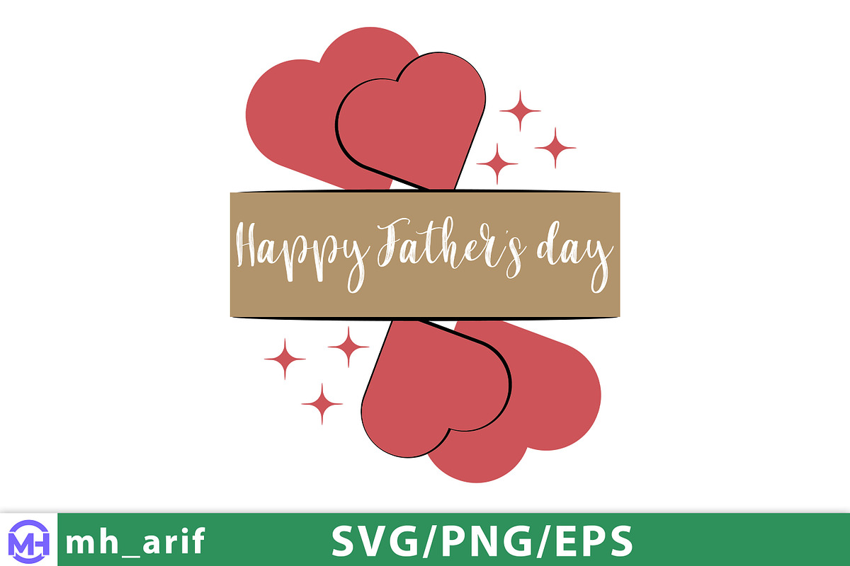 Happy Father's Day PNG SVG Design, a Graphic by mh_arif (Photo 2 of 4)